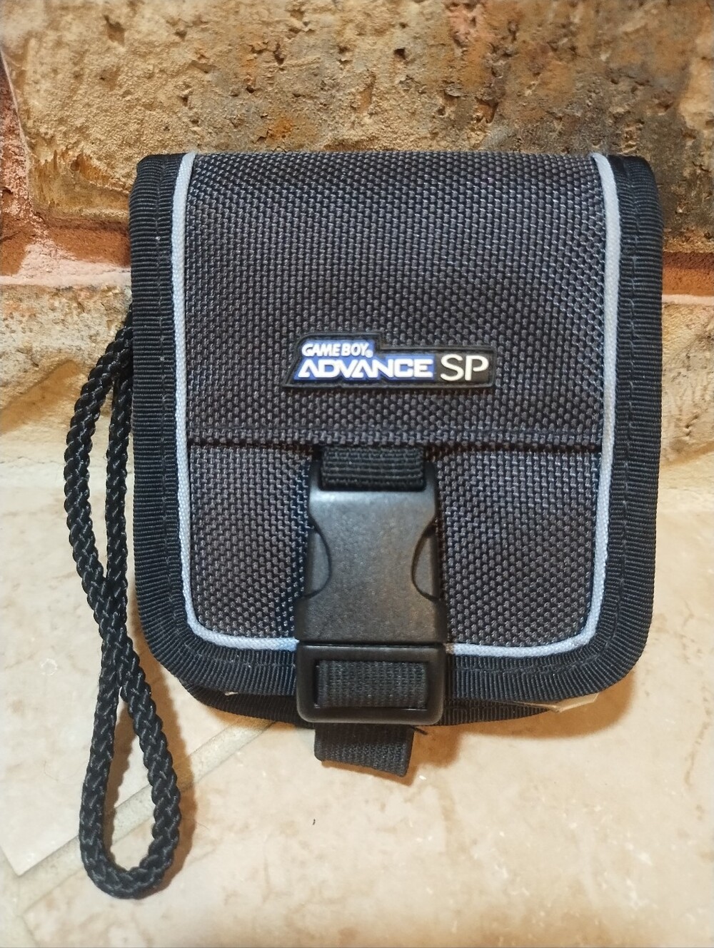Nintendo Gameboy Advance SP Carrying Case Black